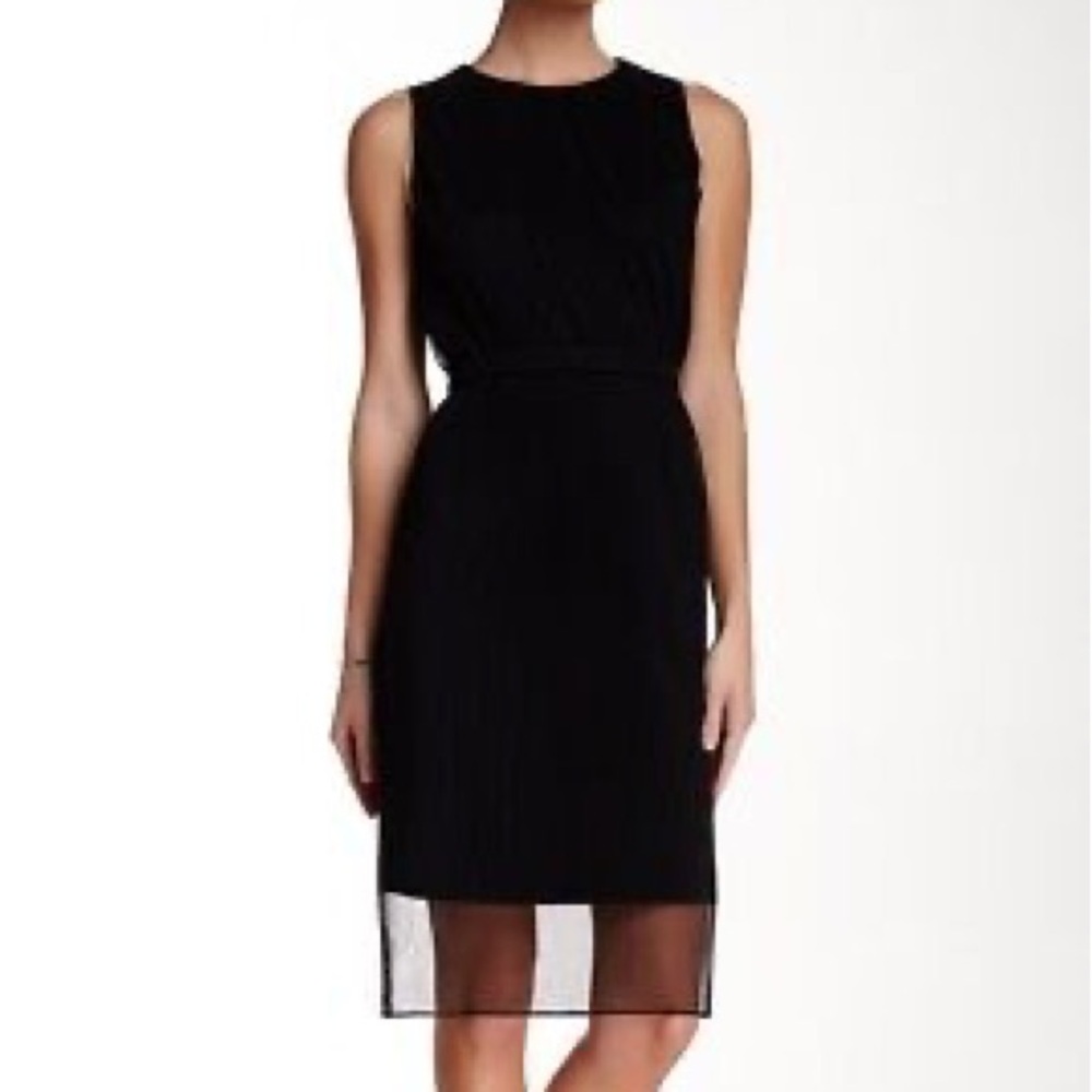 Hugo Boss Women Deplyti Accordion Pleat Silk Blend Dress